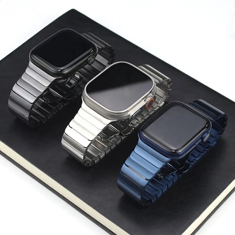 Stainless Steel Strap for Apple Watch Band Series 11 10 9 8 SE3 42mm 46mm 45mm 41mm 44mm 40mm Metal Bracelet IWatch Ultra 3 49mm