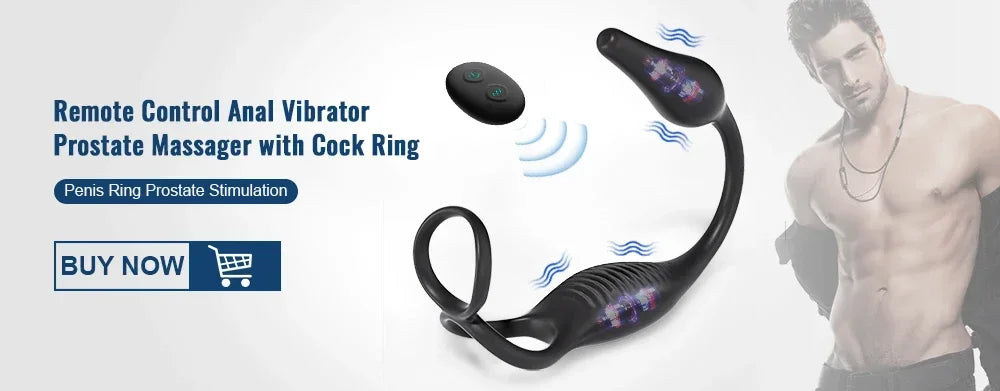 Vibrating Cock Ring for Men Remote Control Penis Ring Ejaculation Delay Chastity Cage Clitoris Stimulation Sex Toy for Couples