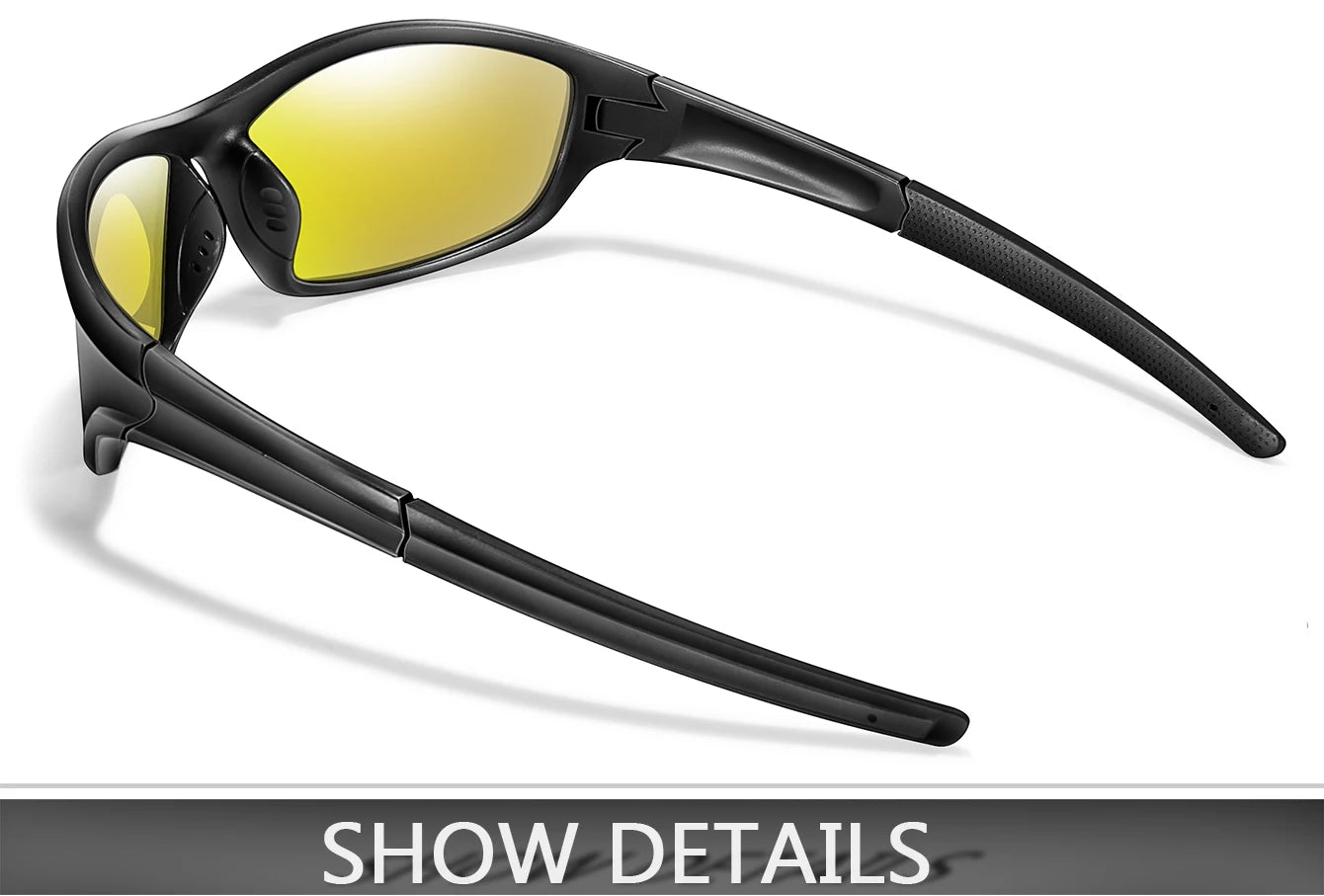 Men and Women Polarized Fishing Sunglasses Outdoor Sports Cycling Driving Hiking Eyewear Camping Travel Transparent Frame UV400