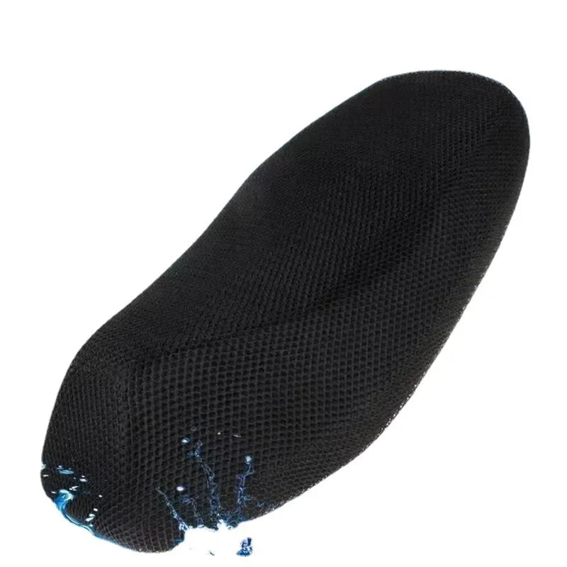Motorcycle 3D Mesh Fabric Anti-skid Pad Scooter Seat Electric Bike Seat Cover Summer Breathable Covers Cushion Net Cover New