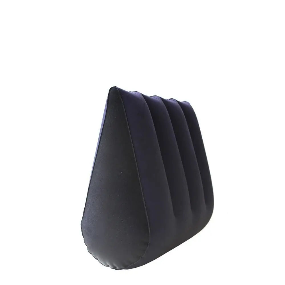 Couples Gifts PVC Flocking Silicone Pillow Blue+Black Triangle Cylinder Wedge Magic Cushion Soft Inflatable Triangle Pad Home