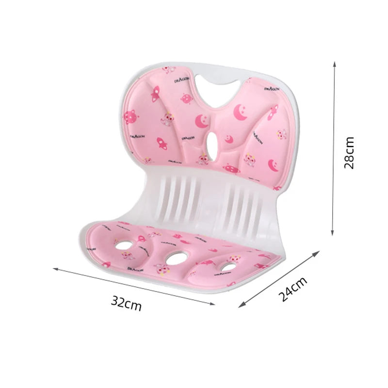 Adult Children's Seat Cushion Chair Waist Support Spine Stting Chair Correction Sitting Posture Long Sitting Is Not Tired