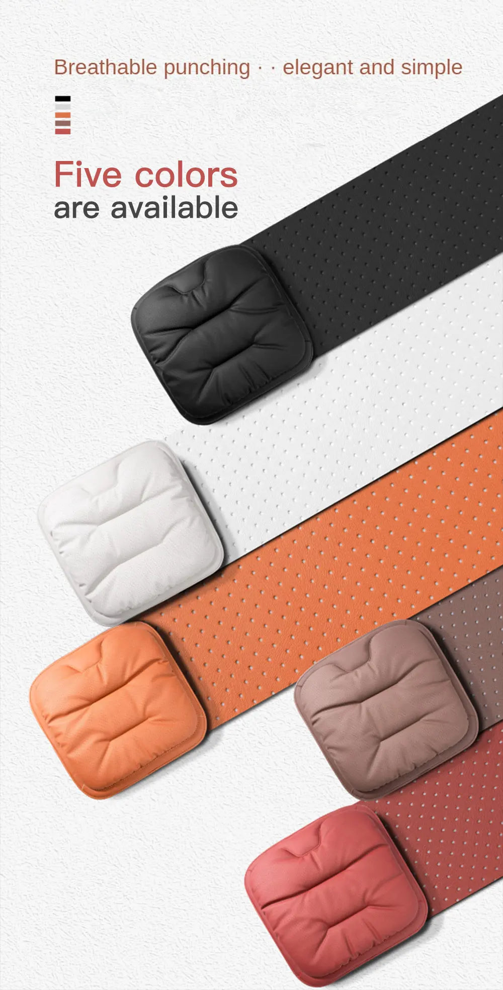 Leather Car Seat Cover For Lexus IS220D NX300H RX350 ES300H GX460 IS200 UX 250H RX 450H Breathable and Non-slip Car Seat Cushion