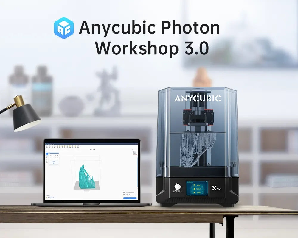 ANYCUBIC Photon Mono X 6Ks LCD 3D Printer 9.1'' 6K Large Screen 3D Printing 4.76L Dental Casting UV Resin SLA 3d Printer