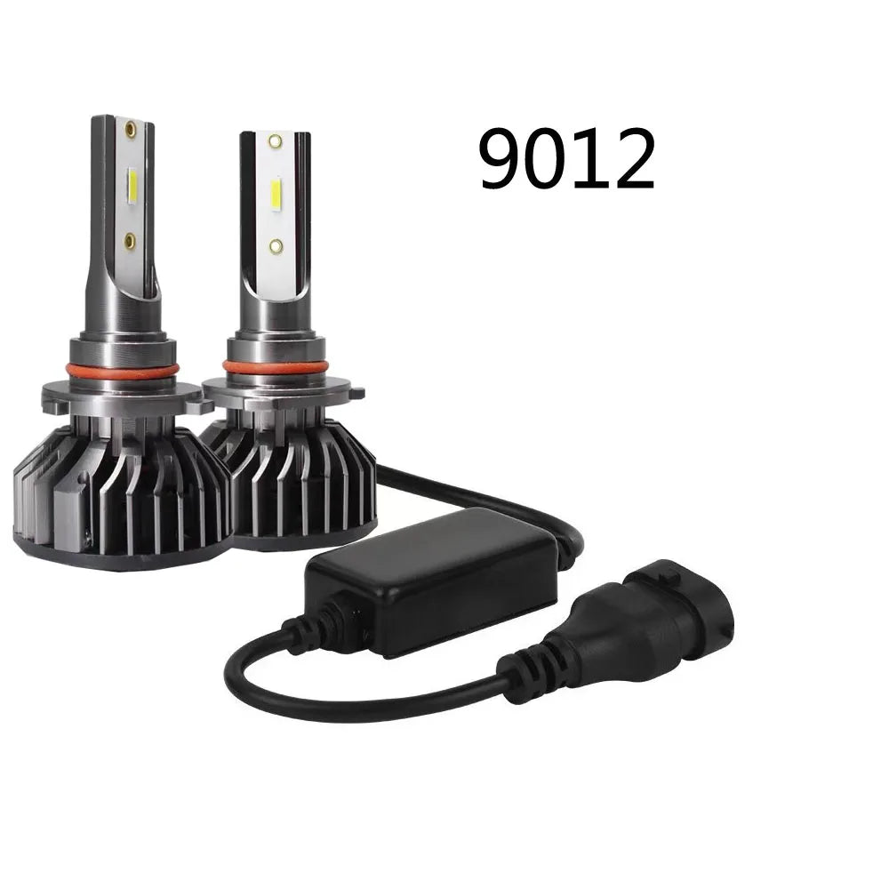 Car headlights H4 H7 LED H11 9005 3000K yellow light 6000K white light spotlight king 160W 24000LM lighting 1860 CSP12V LED head