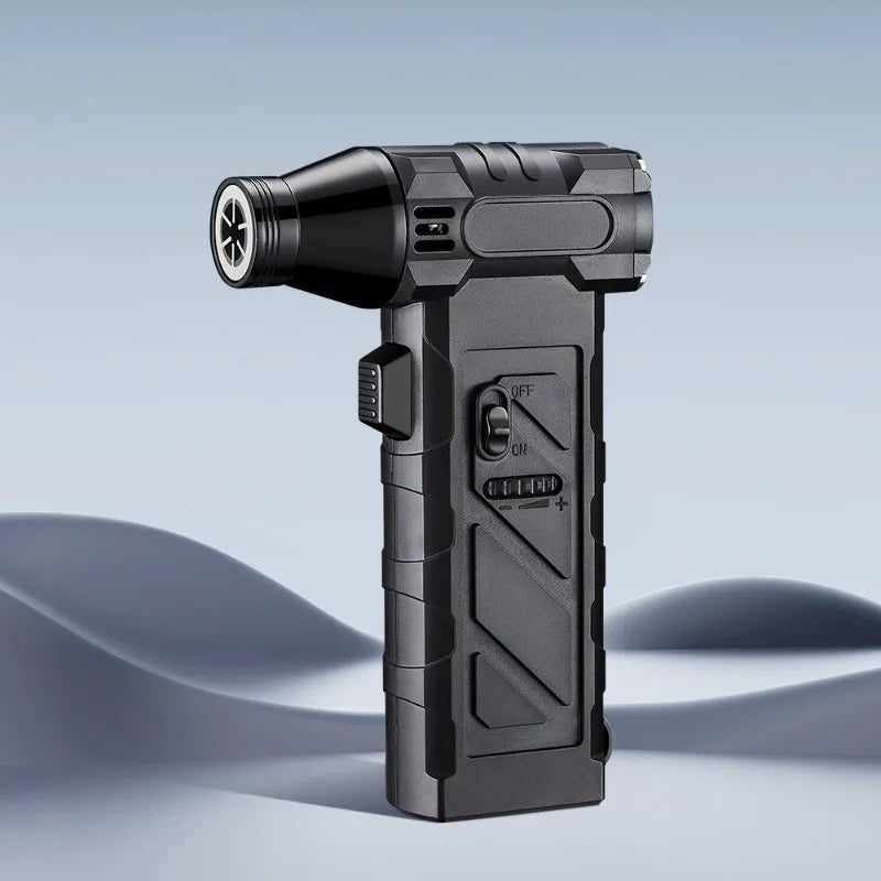 Outdoor Multifunctional Green Flame Butane Torch Lighter Three in One Whistle Lifesaving Whistle and Compass Welding Gun Lighter
