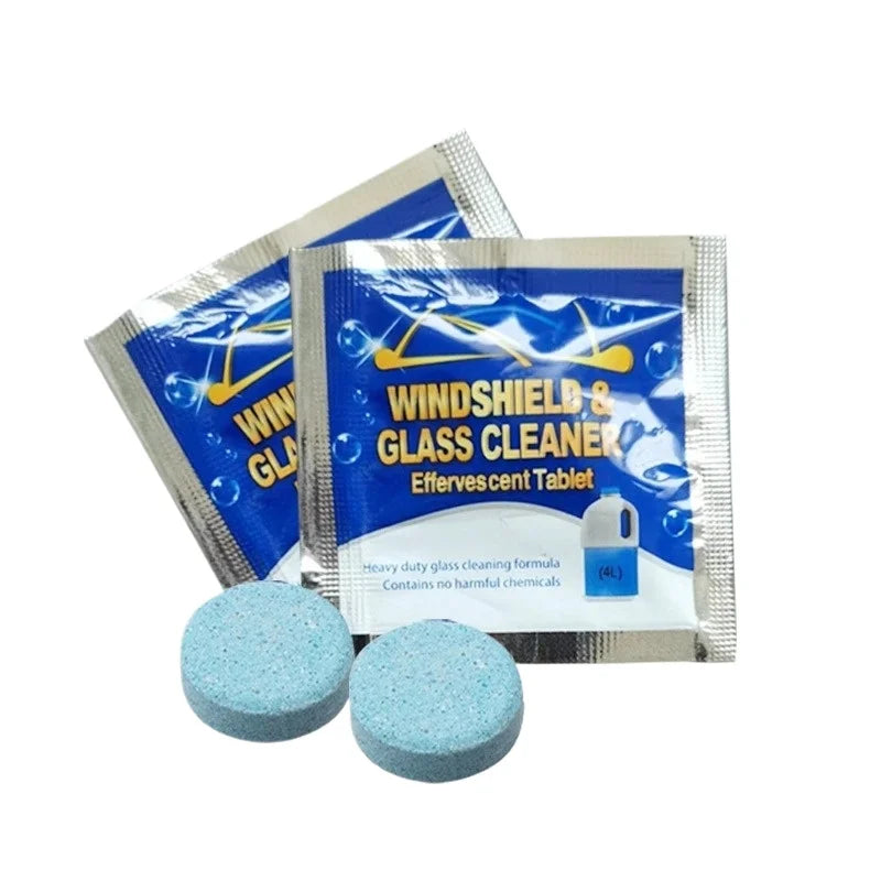 Car Windshield Glass Concentrated Washer Tablets Car Effervescent Washer Fluid Wiper Glass Solid Cleaning Tablets for Car Window