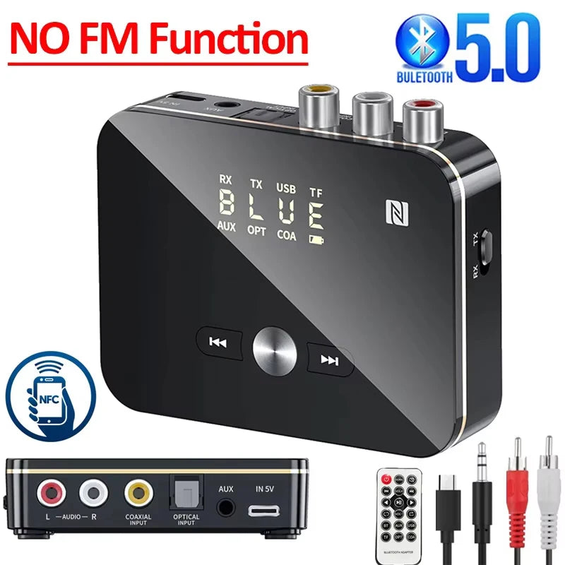 VIKEFON Bluetooth Receiver Transmitter NFC Stereo AUX