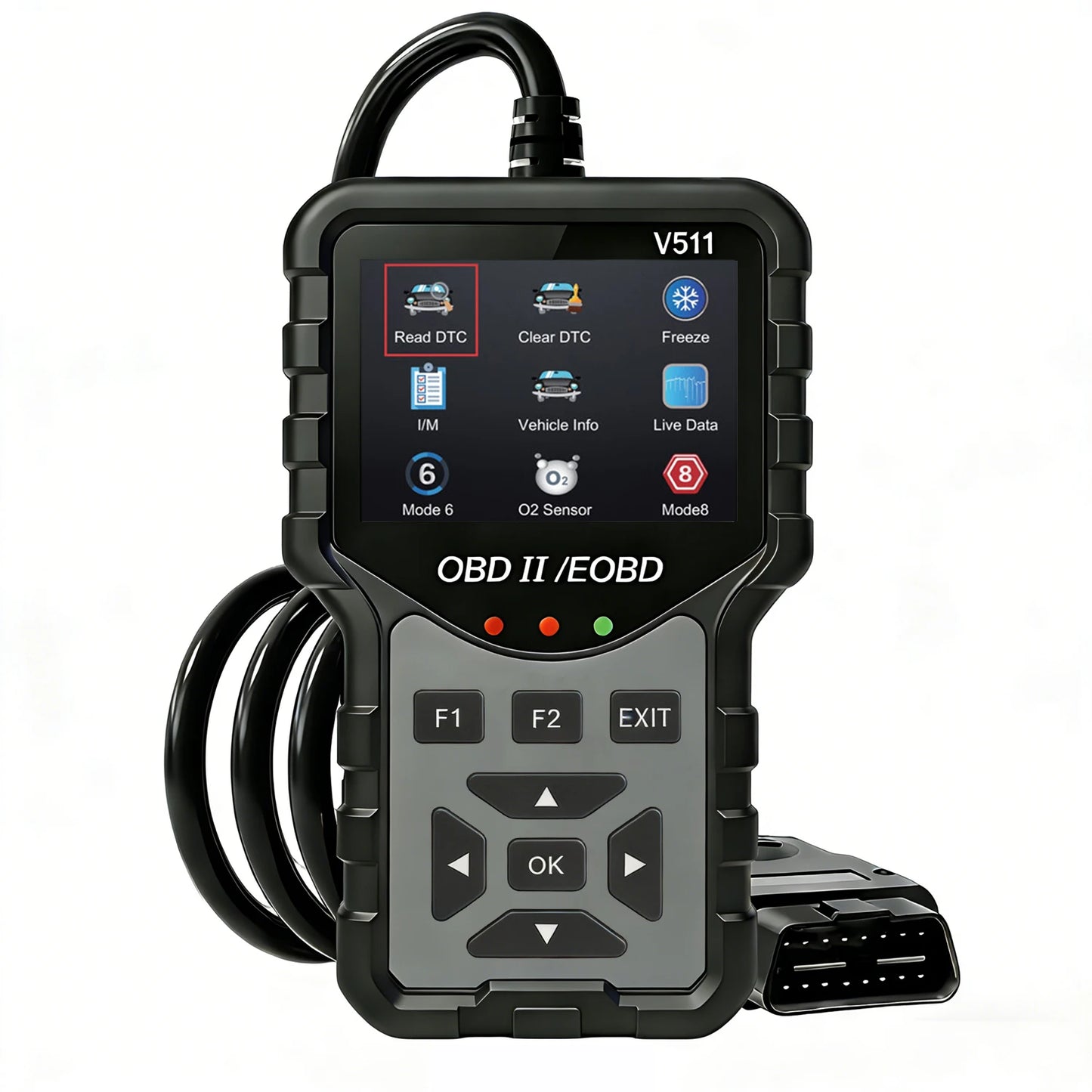 2025 Latest Obd2 Scanner Code Reader Car Engine Fault Scanner Can Diagnostic Scan Tool, Reads and Erases All Error Codes for Obdii/Eobd Protocol Vehicles after 1996, No Battery Required