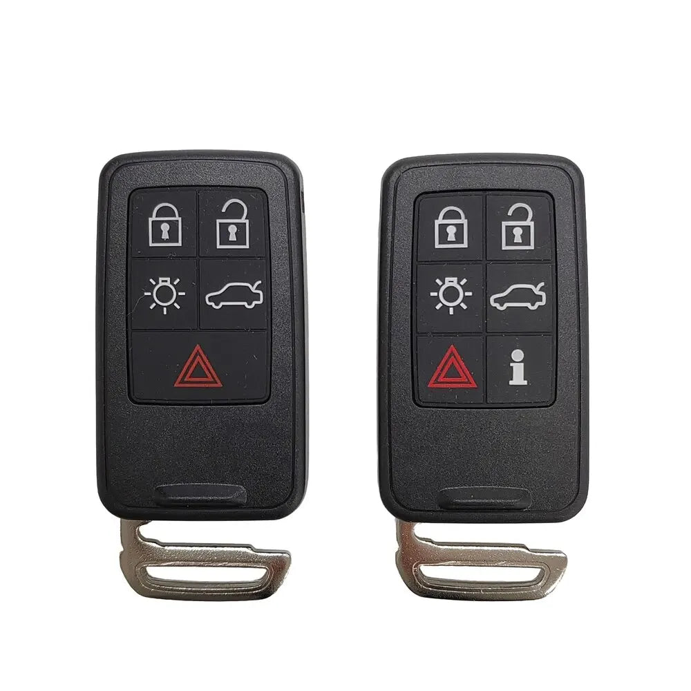 Smart Car Key Replacement for for Volvo S60 V60 V70 S80 XC70 XC60 2008-2017 5/6 Buttons Remote Keyless Case