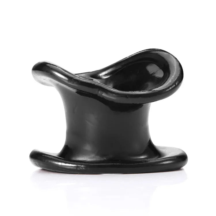 TPE Squeeze Ball Testicle Sack Enhancer Cock Sleeve Penis Ring Scrotum Pouch Erection Delay Ejaculation Adult Sex Toys for Men