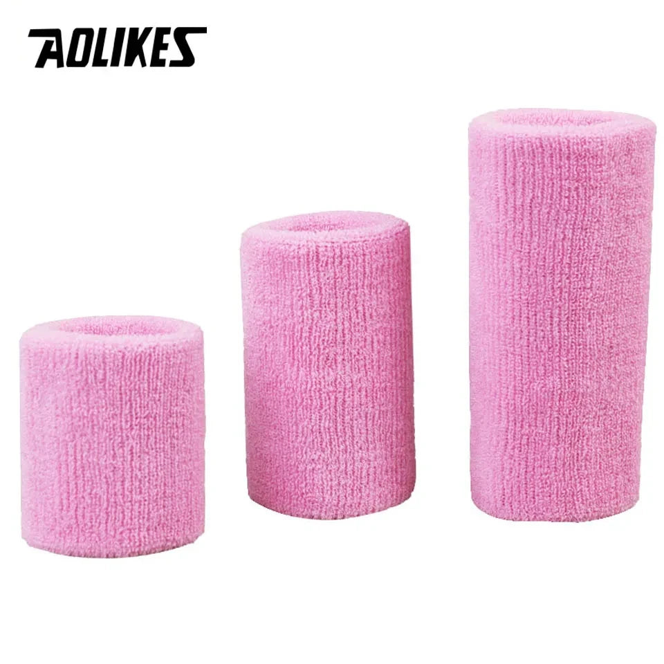 AOLIKES 1PCS Wrist Brace Support Wrap Tennis Wristband Sport Sweatband for Gym Basketball Volleyball Hand Sweat Band Polsband