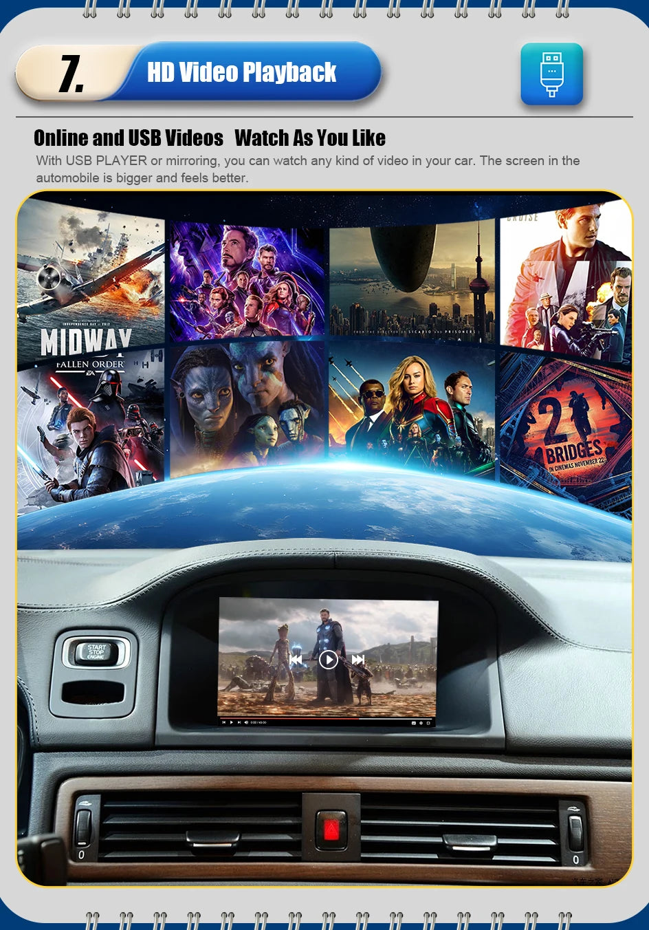 Wireless CarPlay Android Auto Box 5G Upgrade Version For Volvo V40 V60 XC60 S60 V70 XC70 S80 2010-2014 OEM Microphone Accessorie