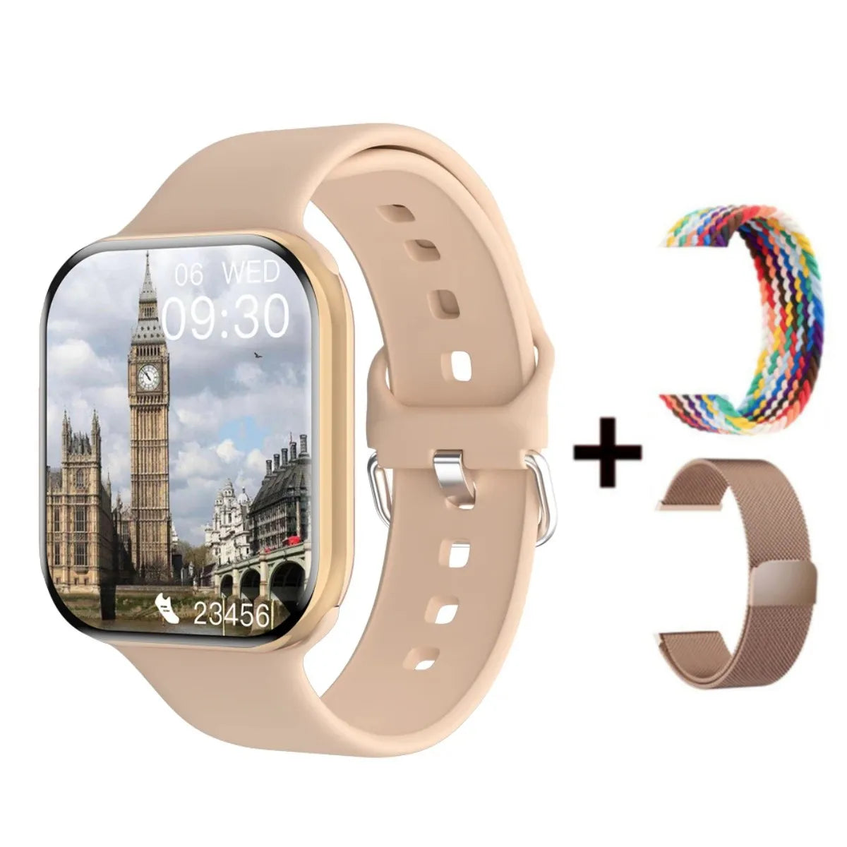 2025 Series 10 Watch 10 GPS Smart Watch Memory Music Video Bluetooth Call Heart Rate Waterproof NFC Smartwatch For Android IOS