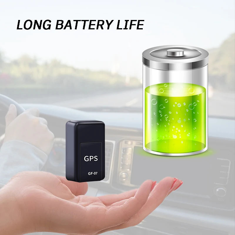 GPS Locator Small and Strong Magnetic Car Child Anti Theft Loss Booking Vehicle Tracking Instrument Car Tracking God GF07 1PC