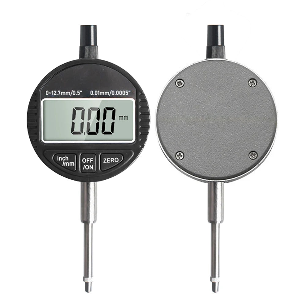Digital Dial Indicator 0-12.7mm/0.5'' 0.01mm with Mini Magnetic Base Holder Adjustable Universal Gauge Caliper Measuring Tools