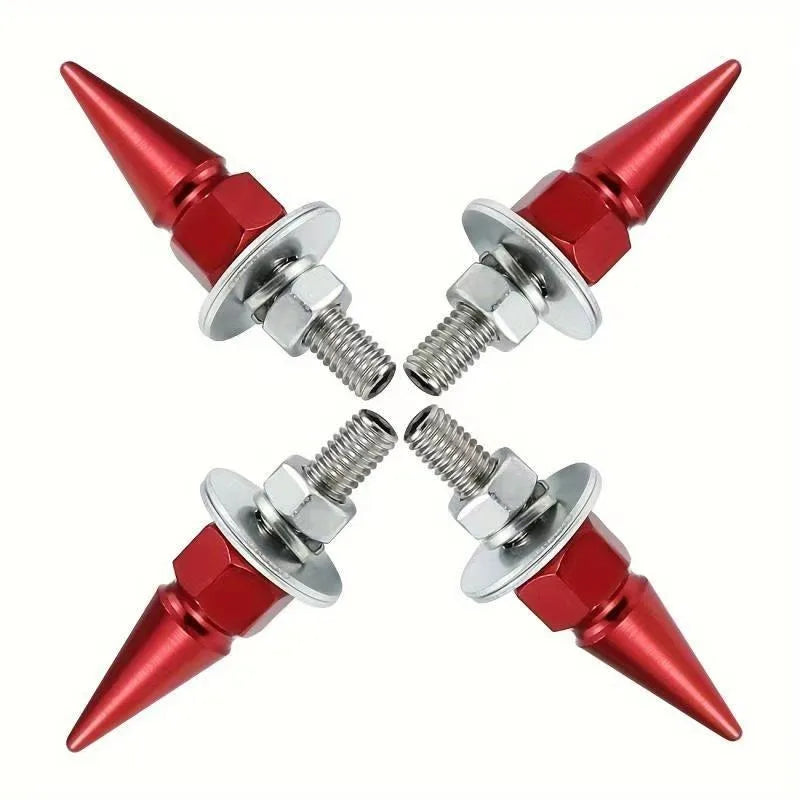 M6 Threaded Tips Screw Car Modified Fasteners Fender Washer Bumper Engine Screws License Plate Aluminium Alloy Bolts