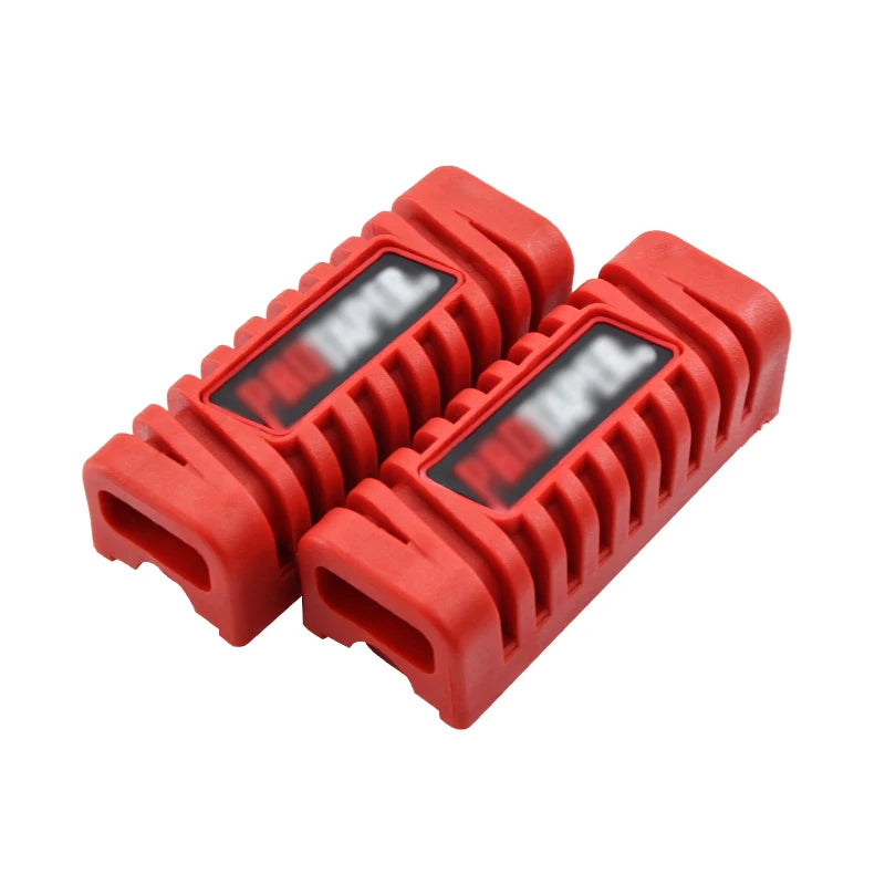 Motorcycle Universal Nonslip Front Footrest Pedal Foot Peg Footpeg Covers Set Rubber 1 Pair 12colors