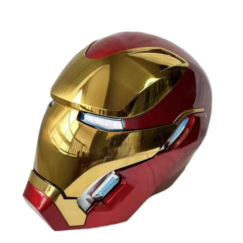 Iron Man Mk5 Helmet 1:1 Scale Electric Voice Activated Wearable Mask With Automatic Opening Closing Adult Toy Gift Collectible