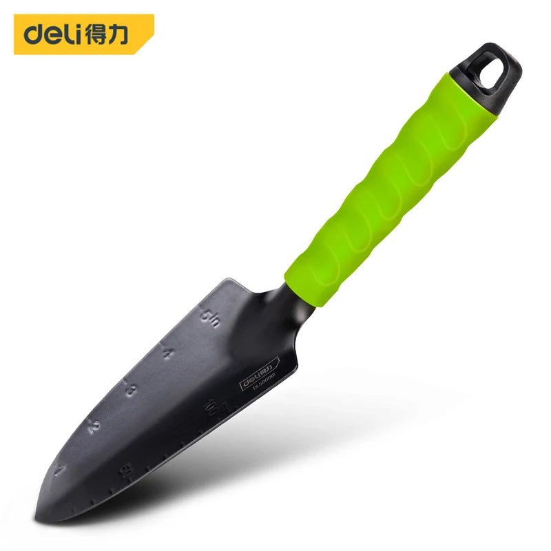 Deli Gardening Tool Sets Shovel Hoe Harrow 1/3/4 Pcs with PP Coated Handle,Garden Lawn Farmland Transplant Gardening Bonsai Tool