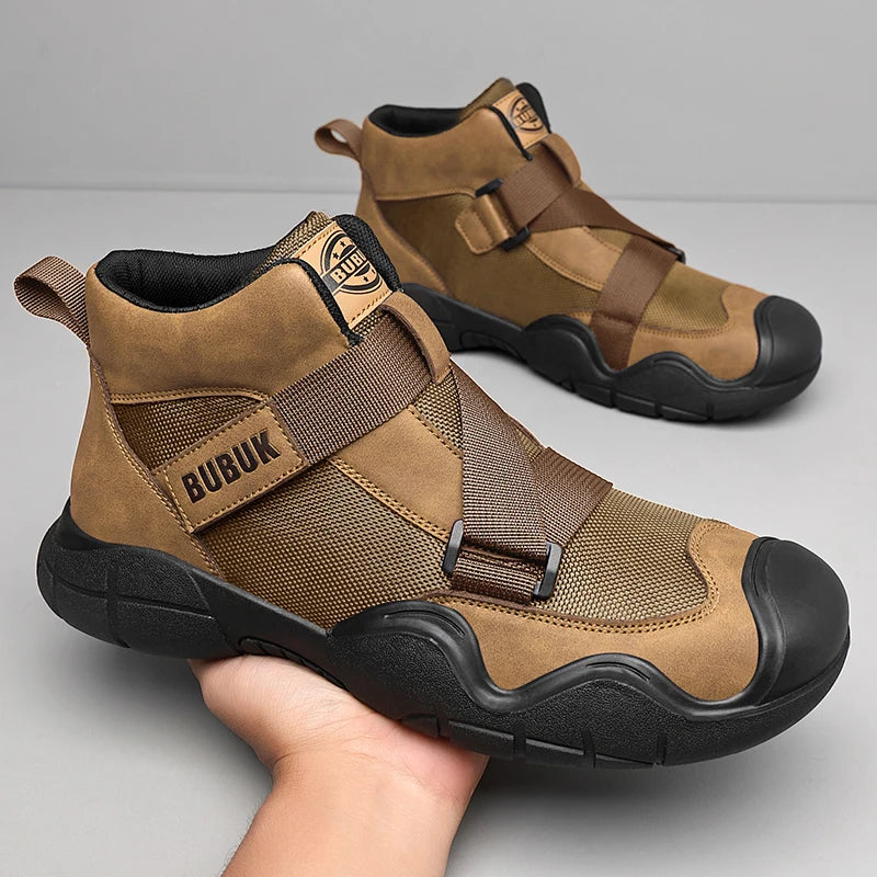 Men's Shoes Autumn and Winter Men's Business Casual Shoes New Outdoor Hiking Sports Shoes Youth Basketball Shoes Casual Trendy Shoes Fashion Short Boots