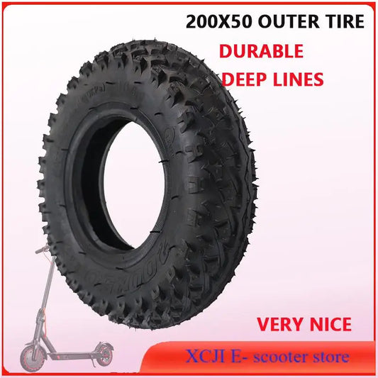 200*50 outer tyre Butyl rubber tire 200x50 inner outer tires 8 inch for Mini Electric Scooter Off Road Tyre Replacement Parts