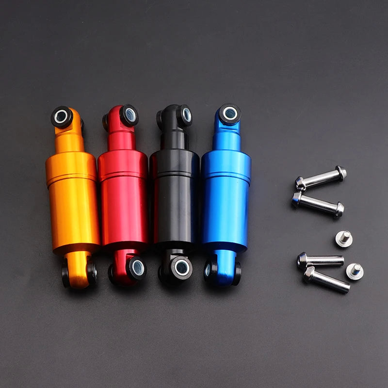 110mm 125mm 150mm 750LBS Electric Scooter Aluminum Shock Absorber Suspension Bicycle 24mm Front/Rear Wheels AllInclusive Spring