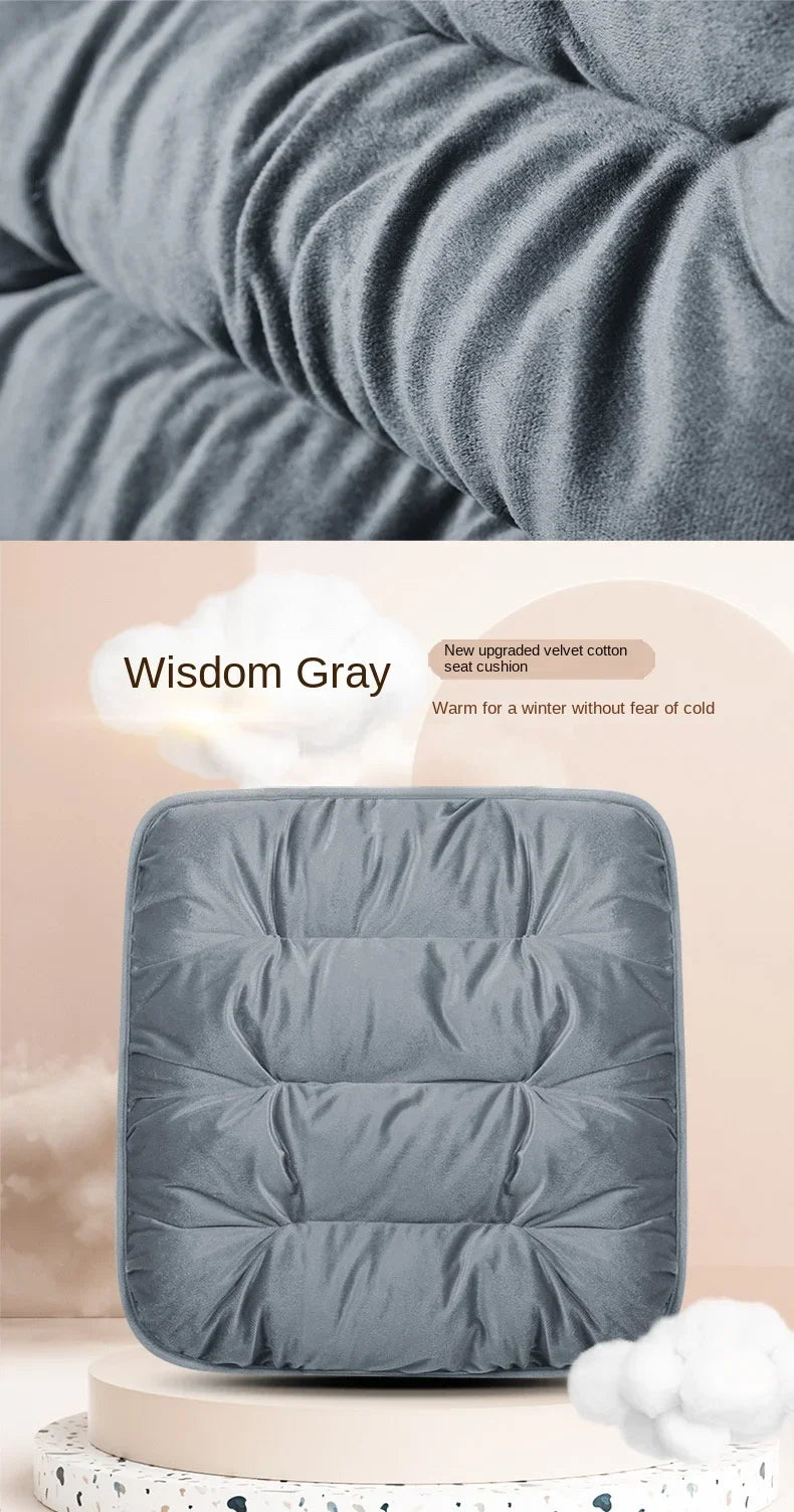 Winter Car Seat Cover with Back Pad Warm Slip-resistant Car Seat Cushion Chair Protector Universal for Suv Pick-Up Truck Sedan