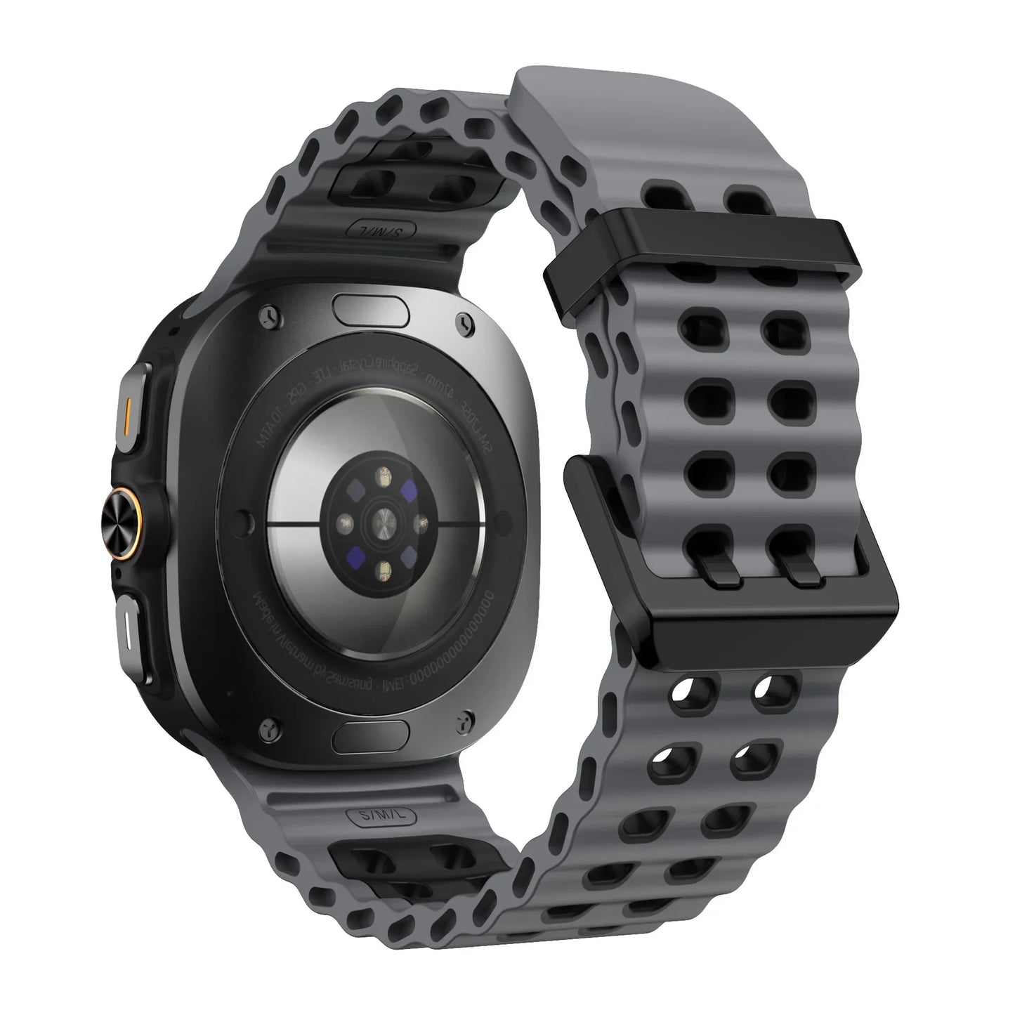 Ocean Strap for Samsung Galaxy Watch Ultra 2025 Sports Silicone Band for Galaxy Watch 8-7 Ultra 47mm Official Original Wristband