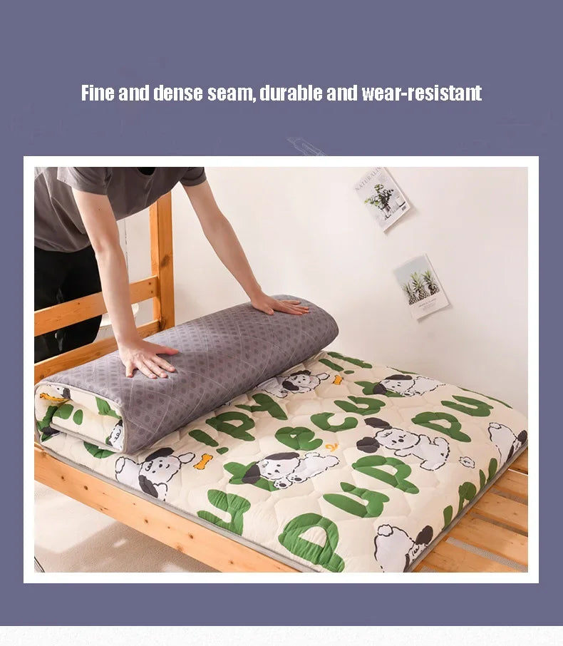 Soft Sponge Folding Mattress Sleeping Mats on The Floor Tatami Pad for Dormitory Hotel Bedroom Single Double Bed