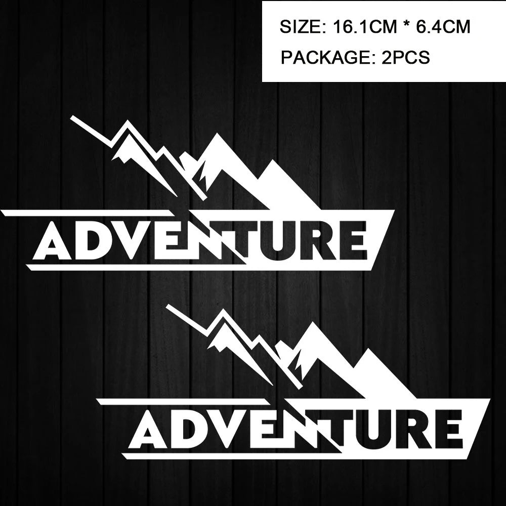 Motorcycle Top Box Reflective Adventure Stickers for Honda Africa Twin BMW GS 1200 1250