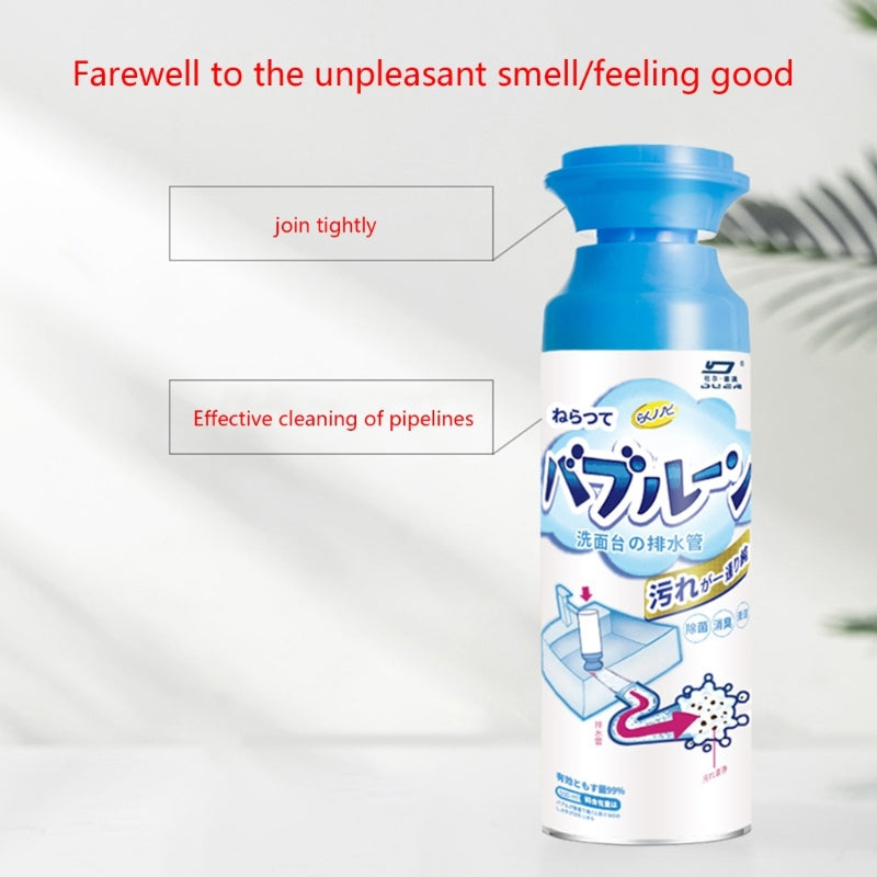 Pipe Dredge Deodorant Foam Powerful Kitchen Dredging Agent Deodorant Toilet Sink Drain Cleaner Quick Sewer Cleaning Tool