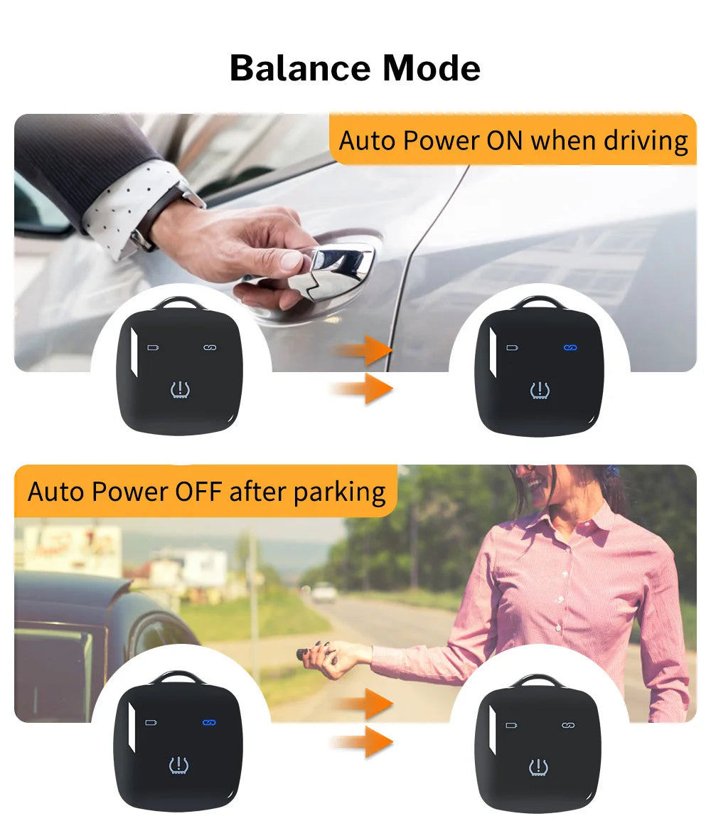 Deelife Car TPMS for Android iOS Tire Pressure Monitoring Control System 4-5 Wheel Tyre Sensor Bluetooth-compatible BLE TMPS