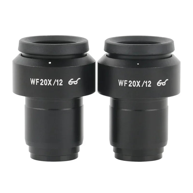 2PCS WF5X WF10X WF15X WF20X WF30X Wide Field Eyepiece For Binocular Trinocular Stereo Microscope 30MM Installation Interface