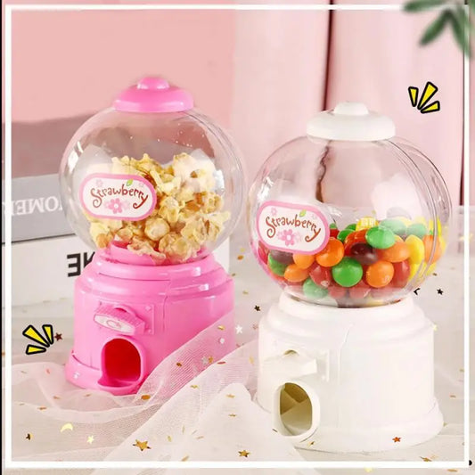 Cute Candy Piggy Bank Mini Sweets Machine Kids Bubble Gift Children Money Box Toys Dispenser Gumball Coin Saving Box Home Decor