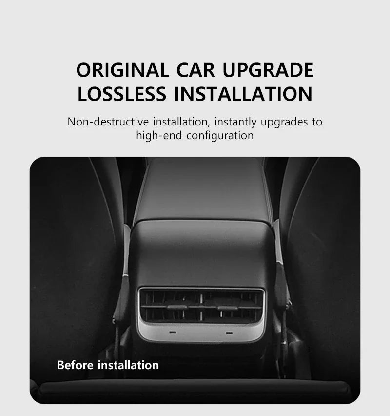 New Style 8.66 Inches Rear Display Android 13 WIFI Entertainment Screen 4G+64G Wireles Carplay Andriod Auto for Tesla Model Y 3