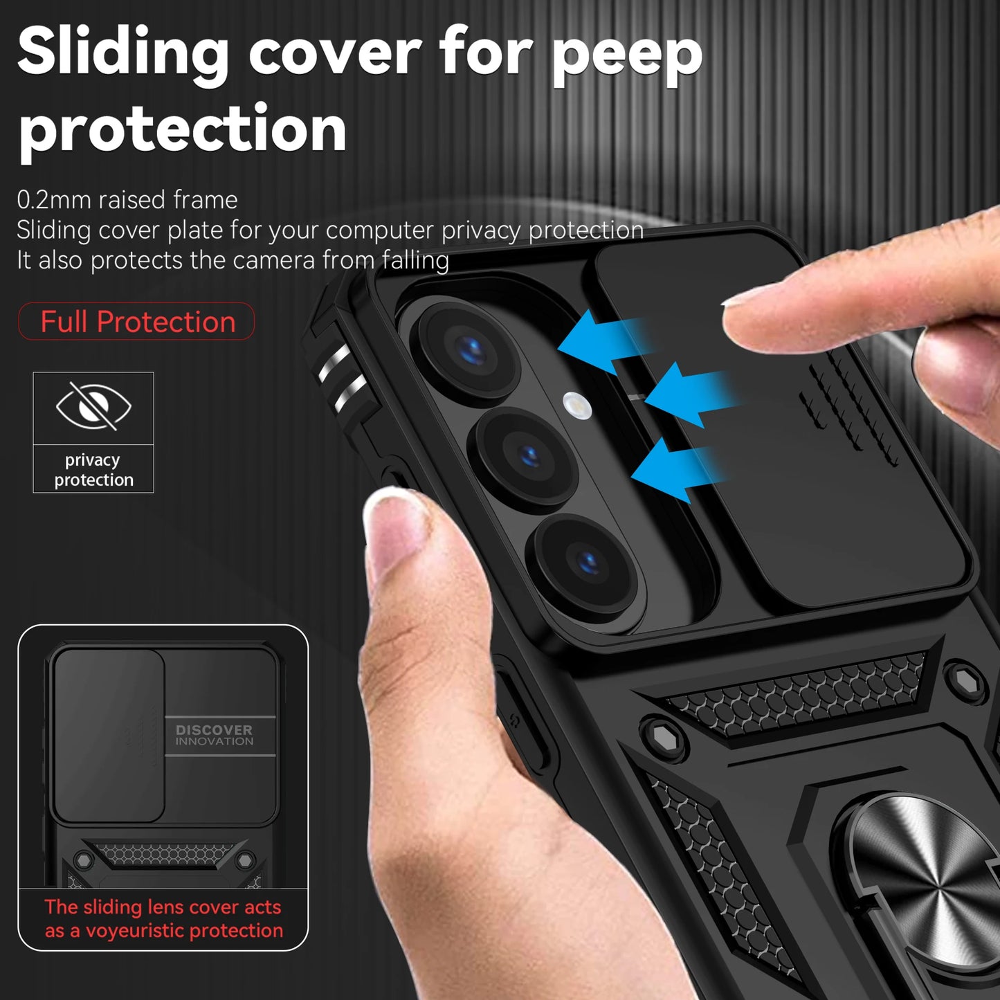 Shockproof Hybrid Dual Layer Case for Samsung Galaxy S26 Ultra S25 FE S24 Plus S23 S22 S21 A17 5G A56 A36 A16 A55 A35 A15 Covers