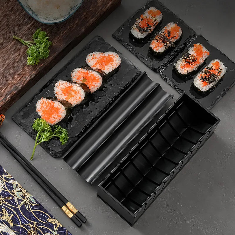 3/10Pieces Sushi Molds 10Shapes Sushi Rice Making Kit Easy Home DIY Sushi Tool Kitchen for Beginners Instruction Manual Included