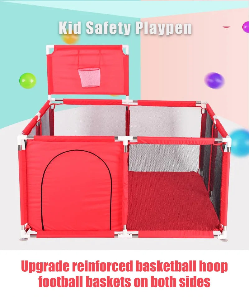 Baby Playpen for Children Large Size Baby Playground Infant Safety Barriers Dry Balls Pool Newborn Stocking Activity Game Park