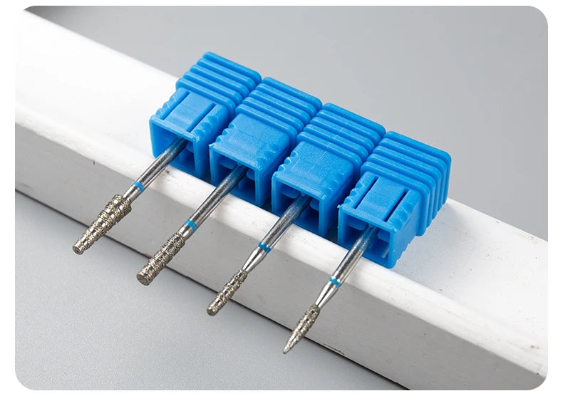Tornado Diamond Nail Drill Bits Spiral Drill Milling Cutter For Manicure Electric Machine Accessory Nail File Gel Remover Tool