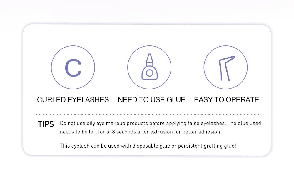 Fish Tail Cluster Eyelash A/M Shape Spikes Lashes Individual Dovetail Makeup Extension Wispy Premade Fans Natural Fluffy 3Rows