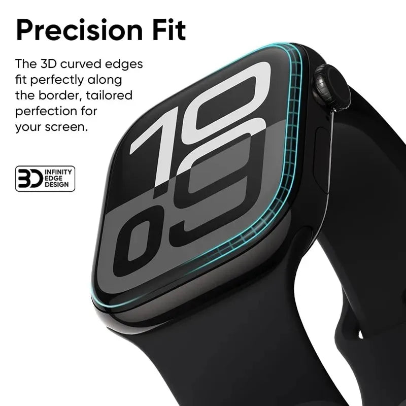 Protector Film For Apple Watch 46mm 45mm 44mm 41mm 40 38 42 mm 49mm Curved Screen Protectors iwatch series Ultra 10 9 8 7 SE 6 5