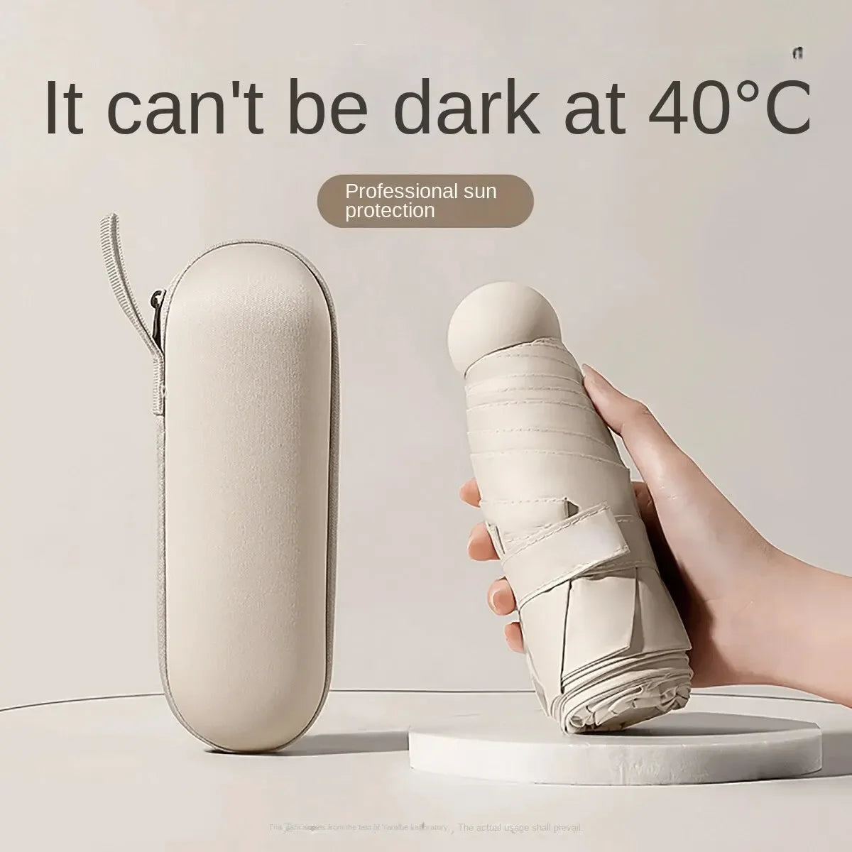 Ultra-light portable capsule umbrella, anti-UV umbrella, mini sun protection, anti-UV umbrella, sunshade, rain or shine umbrella