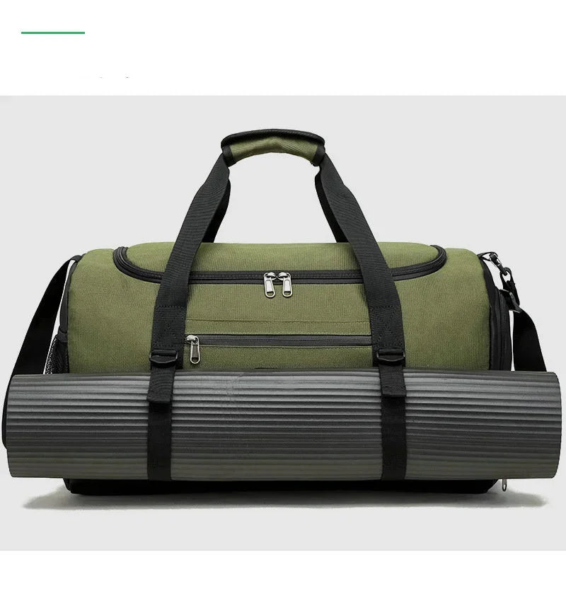 40L Sport Fitness Bag Dry Wet Separation Gym Bags for Men Women Outdoor Hiking Camping Travelling Yoga Fitness Bags