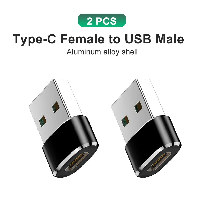 Type C to USB Adapter 3.0 USB-C 3.1 Male OTG A Female Data Connector For MacBook Pro iPad Mini 6/Pro MacBook Air Type C Devices