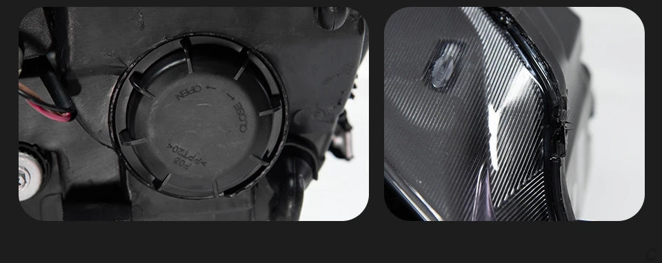 AKD 2 PCS For Golf 7 2013-2017 MK7 Upgrade 7.5 Design LED Auto Headlights Assembly DRL Bifocal Lens Lamp Accessories