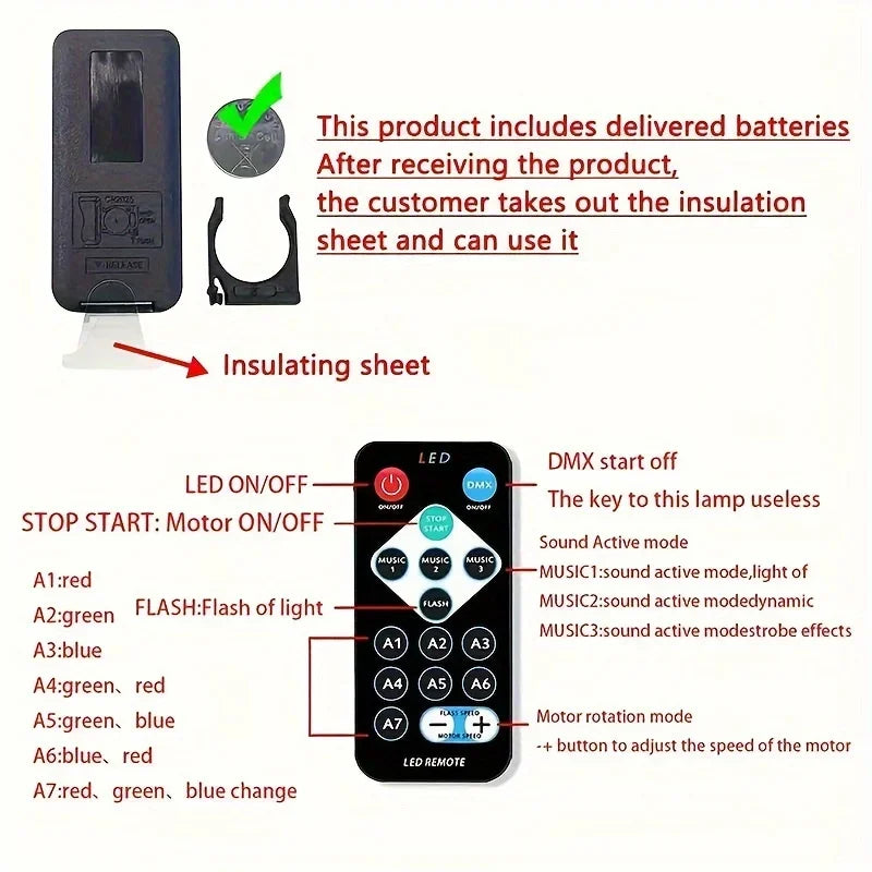 Starry Sky Projector Holiday Party Lights 5V USB Remote Control DMX Sound Active 7 Modes Night Light for Bedroom Christmas Decor