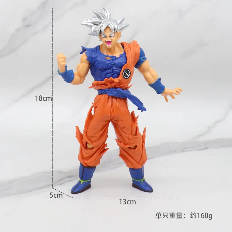 Dragon Ball Z Super Saiyan Anime Figurine Model GK Rose Goku Action Figure DBZ Gohan Figures Vegeta Statue Collection Toy Figma