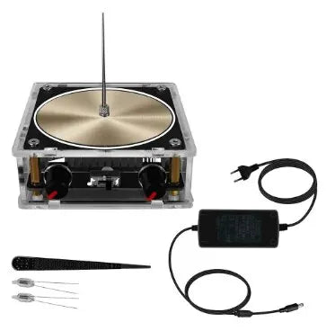 Music Tesla Coil Bluetooth/AUX Dual Mode Music Box Artificial Lightning Touchable Audio Input Bluetooth Science Experiments