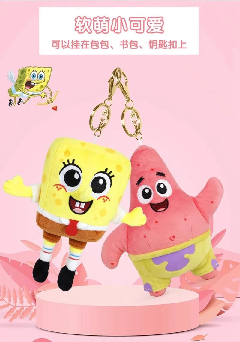 Anime Spongebob Squarepants Patrick Star Squidward Eugene H. Krabs Gary Kawaii Cartoon Stuffed Plush Toys Birthday Gift For Kids
